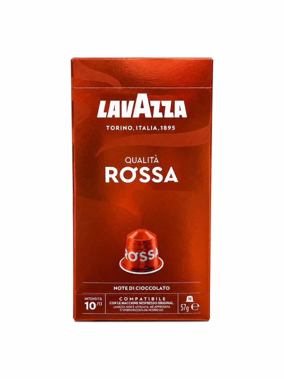 Lavazza Qualità Rossa coffee capsules 57g 10 capsules