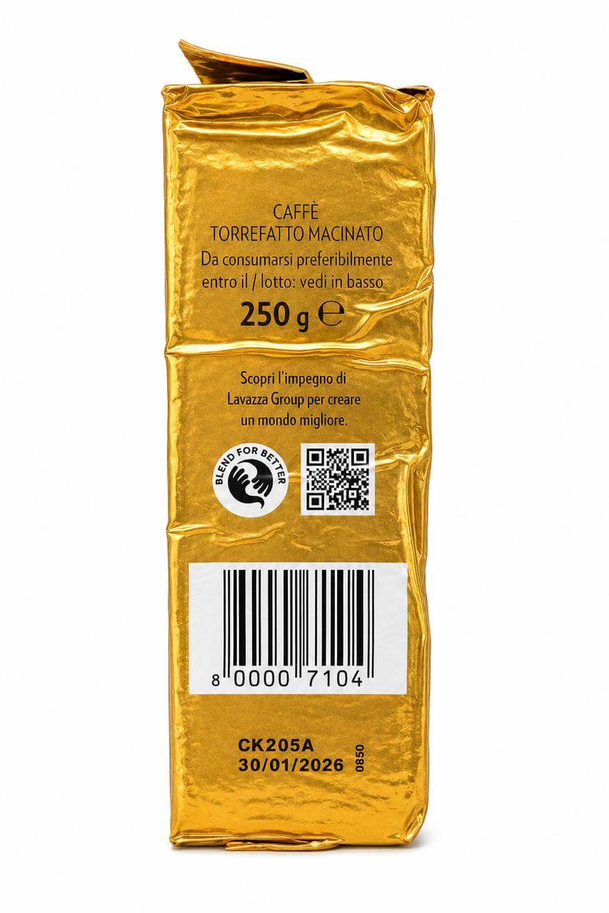 Lavazza Qualità Oro 250 جم قهوة مطحونة