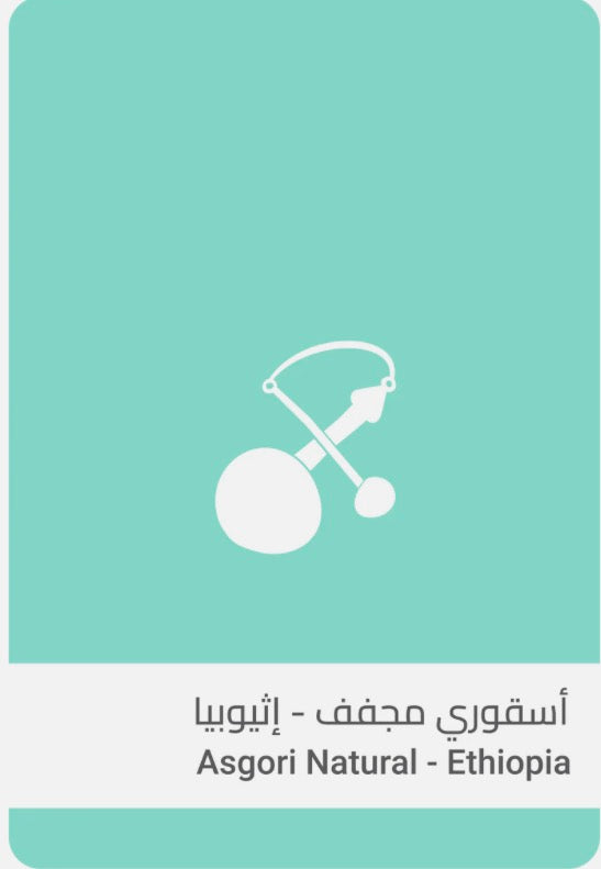 أسقوري مجفف - إثيوبيا من سلالات القهوة - قهوة مختصة إثيوبيا - مجففة