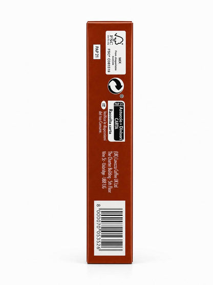 Lavazza Qualità Rossa Nespresso Original compatible capsules side packaging